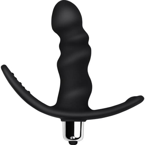 Butt Vibrator Anal Plug For Men Delay Ejaculation Prostate Massager ABS Silicone Dildo Bead Waterproof Stimulator Sex Toys