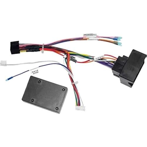 Car 16PIN Audio Power Cord Radio Wiring Harness with Canbus Box for Opel Corsa 2010-2016