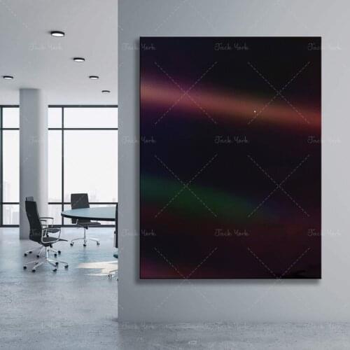 Pale Blue Dot, Voyager 1, 1990 (Horizontal) — poster