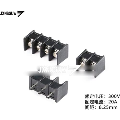 10PCS KF35C-8.25-2P/3P/4P straight insert 8.25mm spacing fence terminal terminal