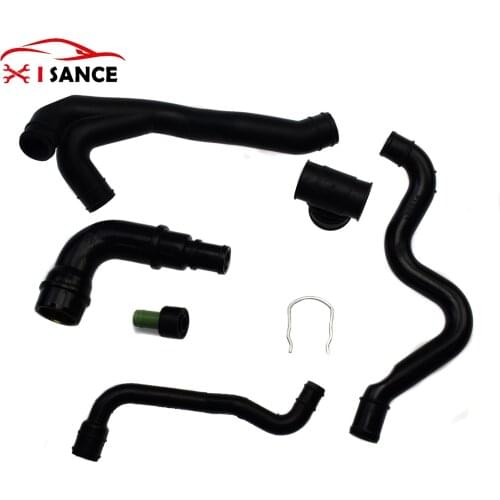 Breather Tube Vent Hose Crank Case Valve SET 058133785B For Passat Audi A4 A4 Quattro 1.8L
