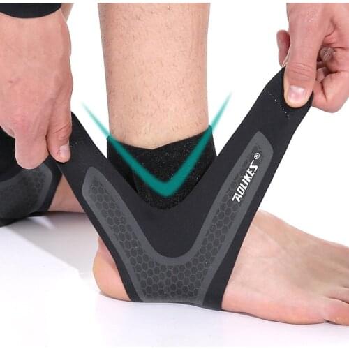 1PC Ankle Support Compression Pad Gym Fitness Nylon Elastic Support Foot Straps Protector Basketball Ankle Brace