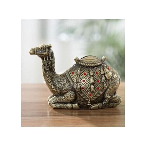 European desert camel piggy bank gold handicraft piggy bank childrens gift toys coin