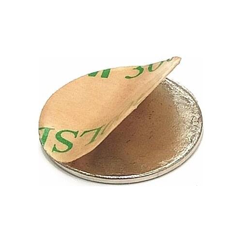 Neodymium magnet 25x1 25x1.5 20x2 mm Belt with 3M self - adhesive N35 NdFeB magnet Dia 25mm thickness 1 1.5 2 mm