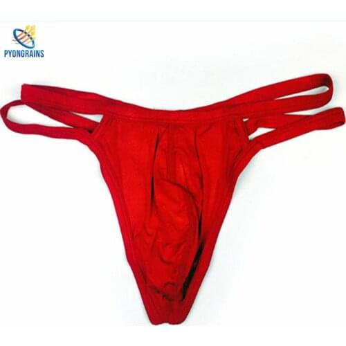 2016 New Mens Pouch Bag Man Sexy Gay Underwear Backless Jockstrap Gay Cotton Thongs G-Strings Gay Underwear Bikini Thong Men