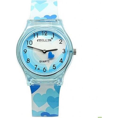 New Arrival Brand Heart Waterproof Kids Watch Fashion Candy Quartz Silicone Casual Clock Relogio kol Saati
