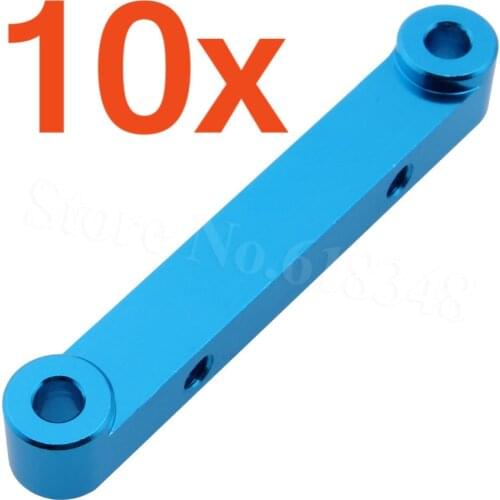 Wholesale 10PCS/Lot 122034 Aluminum Rear Anti-Spuat Plate HSP 02143 1/10th 4WD R/C Upgrade Parts 94122 XSTR Power