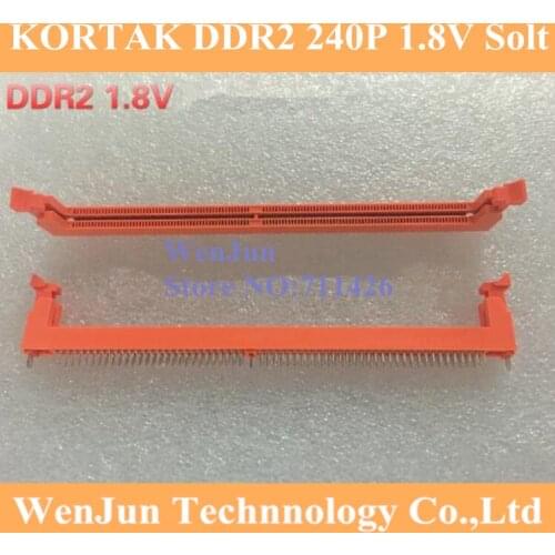 DDR2 240P 1.8V memory slot socket for desktop computer