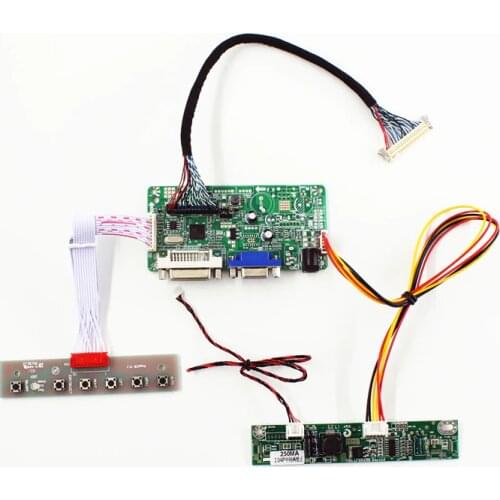 RT2281 LCD controller board support DVI VGA for 19 inch lcd panel M190MWW4 R2 M190PW01 V8 1440x900 diy easy repair lcd driver
