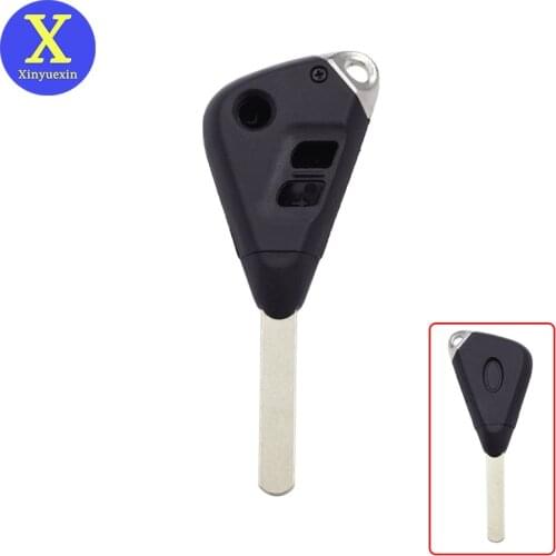 Xinyuexin Replacement Car Key Case Shell for Subaru Outback Impreza Tribeca Heritage Forester 3 Button Uncut Blade