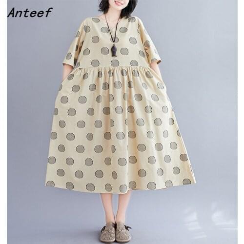 Short sleeve cotton linen vintage dresses for women casual loose long woman summer beach dress elegant clothes 2021