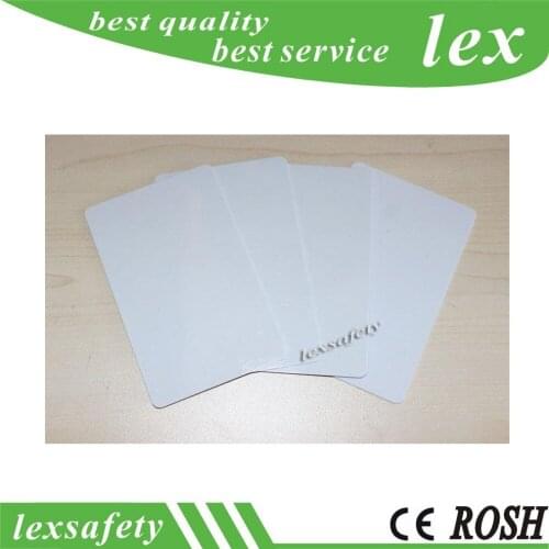 100Pcs/Pack PVC Smart Card Tag S50 ISO Card For IC 13.56mhz RFID Readable Writable 8.5 X 5.4 X 0.1cm New