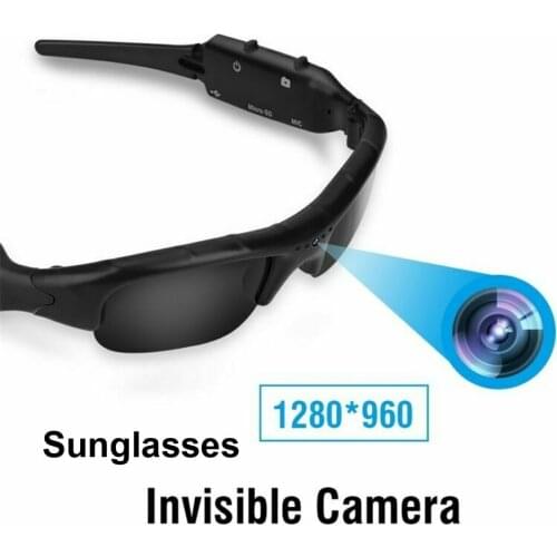 1080P HD Glasses Sunglasses Lightweight Riding Eyewear Audio Video Recorder TF Mini Audio DVR Camera DV Video Recorder Eyewear