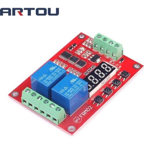 2 Channel 5V 12V 24V Multi Function Relay Module / Time Delay / Self Lock / Cycle / Timing / Time Relay Module