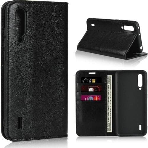 Natural Genuine Leather Skin Flip Wallet Book Phone Case Cover On For Xiaomi MI 9 Lite 9T Pro Mi9 Mi9t 9lite Light 128/256 GB