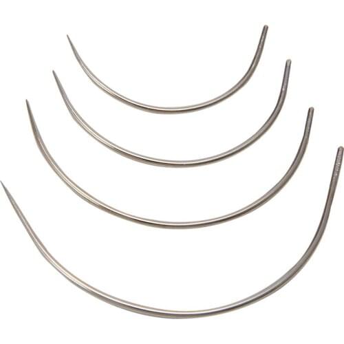 4pcs Needles Hand Sewing Upholstery Repair Kint Quilting 4pcs Curved 3/4/5/6cm Practical