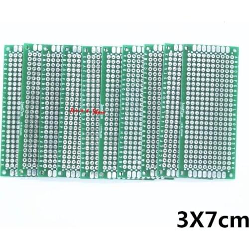 5pcs 3x7cm 3*7 Double Side Prototype PCB diy Universal Printed Circuit Board