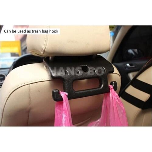 One Piece car Seat back hook auto seat hooks Car garbage bag car shipping bag convenient HOOK double hook