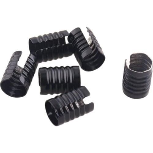 Black End Crimp 13mm Fold Over Crimp Cord Clips End cap without Loop Cord Tip Ribbon Crimp Ends