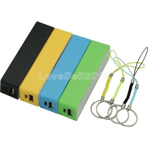 Black/Blue/Green/Yellow USB Mobile Power Bank Charger Battery Pack Case Diy Box For 1 x 18650 Lithium Battery protable