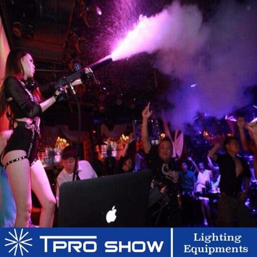 Disco DJ Gun CO2 Jet Handheld Pistola CO2 Cannon With High Pressure Hose For Stage Club Live Show