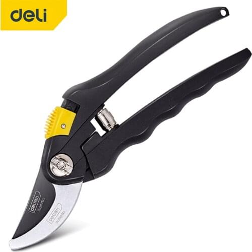 DELI Pruning Shears Scissors Gardening Fruit Tree Shears Flower Branch Bonsai Gardening Shears Branch Orchard Pruning Tools