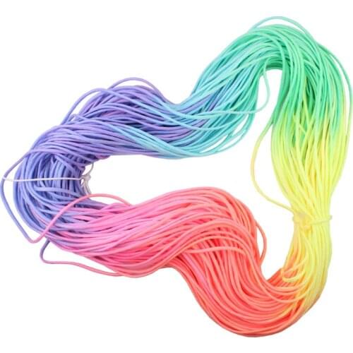 GEGEDA 100meters Rainbow paracord free shipping!!! New 550 Paracord Parachute Cord Lanyard Rope 7Strand Climbing Camping