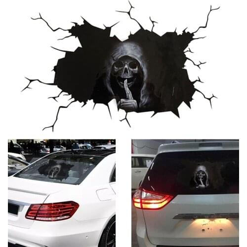 Cool Durable Car Sticker Halloween Theme for Deco Home Any Smooth Surface