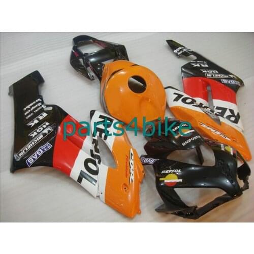 Hot sale Injection molding for HONDA CBR 1000 RR fairings 2004 2005 orange red repsol fairing cbr1000rr 04 05
