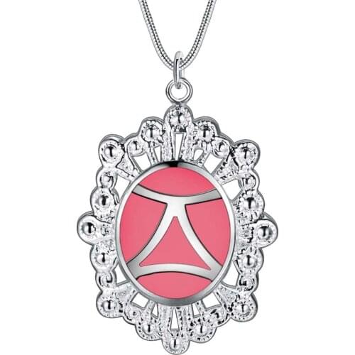 Wholesale Charm Silver Color Pendants For Women Fashion Jewelry Necklace Lady Fashion Jewelry Pendant Scale AN194