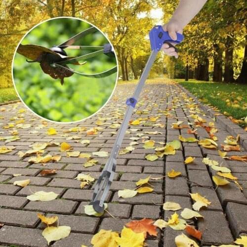 Folding Aluminum Alloy Garbage Folder Picker Sanitation Waste Supplies Tools Collector Clip Pliers Tools Cleaning K0D8