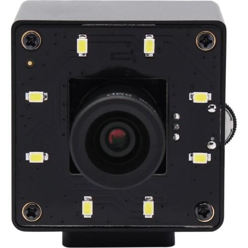 ELP 4K USB Camera Sony IMX317 High Speed MJPEG 30fps UVC Free Driver PC Webcam Live Streaming USB Camera with White Leds