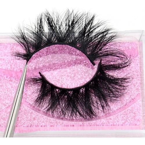 Visofree Luxury 5D Mink Hair False Eyelashes Wispy Cross Fluffy Mink Lashes Extension Tools Makeup Handmade Mink Eyelashes K10