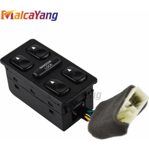 93570-28001 9357028001 Front Left Driver Side Electric Power Master Window Switch For 1992 1993 1994 Hyundai Elantra Galloper