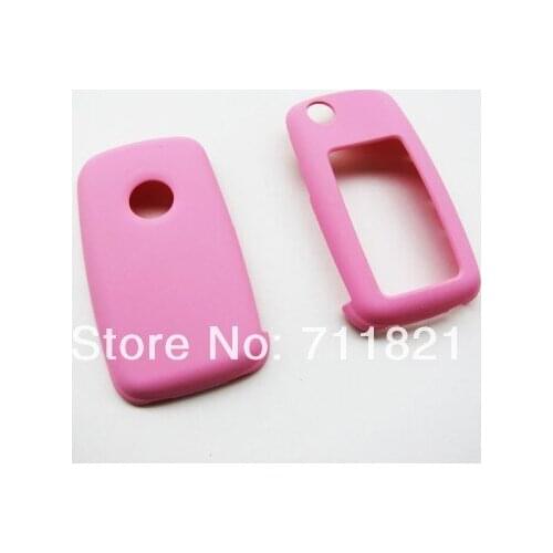 Pink Color Remote Key Protection Cover For Volkswagen VW MK6