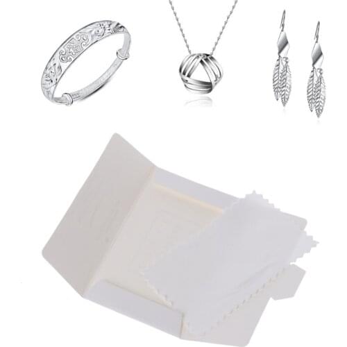 1Pc Cotton Polishing Cloth for Cleaning Silver Gold and Platinum Jewelry Cleaner