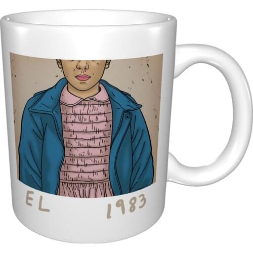 1983 Stranger Things Eleven 1 Mug Coffee Cup Coffee Mug Plastic Pots Travel Mug Cups With Double Bottom