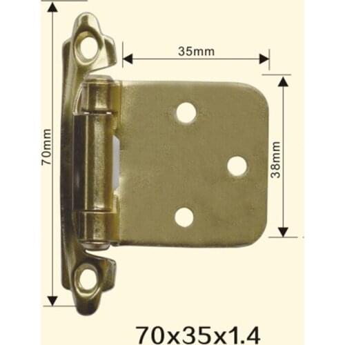 Freeshipping 70*35*1.4mm American Iron Metal Hinge Sewing Machine Folding Table Furniture Flip Tray Hinges Big Door Hinges