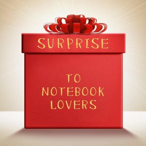 IPBEN Notebook with partitions accessories sticker tape pen bookmarks pendant PVC storage bags washi tape storage caneta adesivo