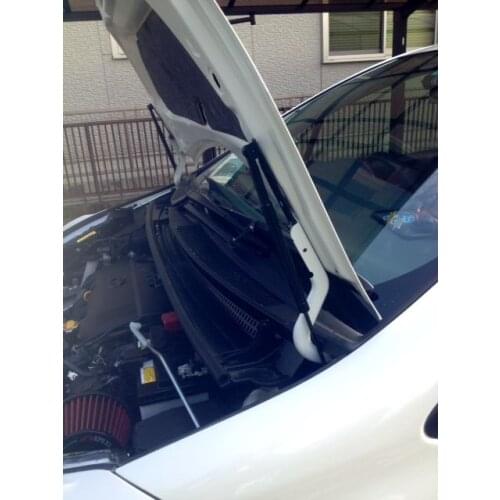 For Toyota Vitz XP130 Yaris 2012-2019 Front Bonnet Hood Modify Gas Struts Carbon Fiber Spring Damper Lift Support Absorber