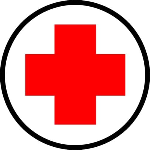 Hot Sell for Red Cross Vinyl Material Car Stickers Vinyl Decals Trunk Decal Car Styling Personality Refrigerator Decoration