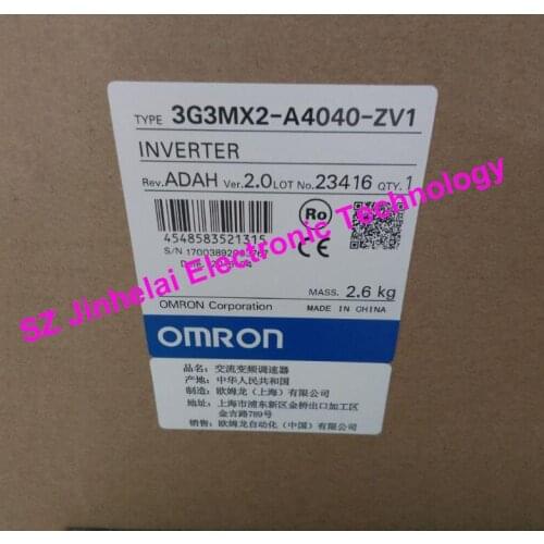 New and original OMRON INVERTERS 3G3MX2-A4040-ZV1 3-phase AC380-480V 4.0KW