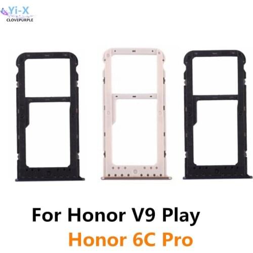 SIM Card Tray For Huawei Honor V9 Play Sim card Slot Holder Adapter for Huawei Honor 6C Pro