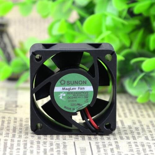 FOR SUNON Taiwan Jianzhun KDE2404PKV2 24V 0.8W 4020 4CM 3 Oil-Containing Fan