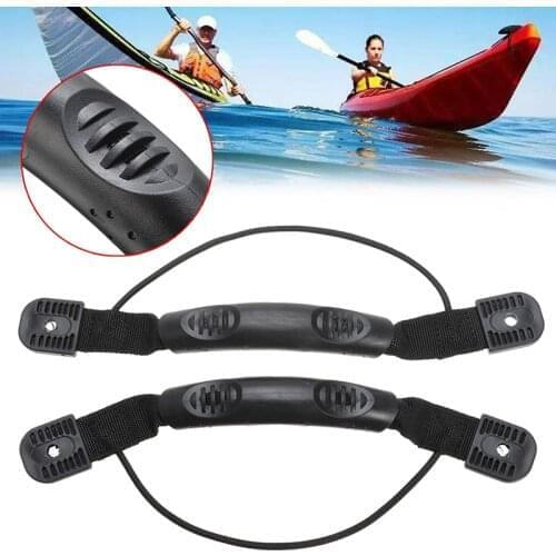 Mayitr Wholesale 5 Pair 10pcs Kayak Handles Canoe Boat Side Mount Carry Handle with Bungee For Rowing Boats High Quality