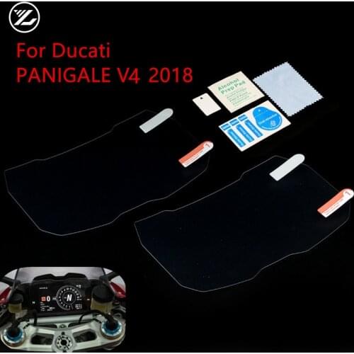 Moto Cluster Scratch Protection Film Instrument Dashboard Cover Guard TPU Blu-ray for ducati PANIGALE V4 2016