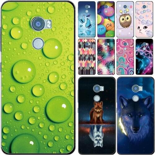 Soft Phone Case for HTC One X10 X 10 E66 Cases Panda Funda Colorful Flower Silicone TPU Back Cover Shell