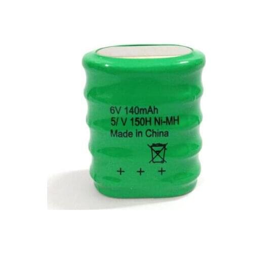 2pcs/lot New Ni-MH 6V140mAh 5/V150H Rechargable Battery Cells