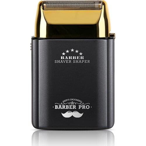 Barber Shop or Beauty Accessories Electricity Barber Single Foil Shaver for Men Beard Care Pro Cordless Metal Single Foil Shaver