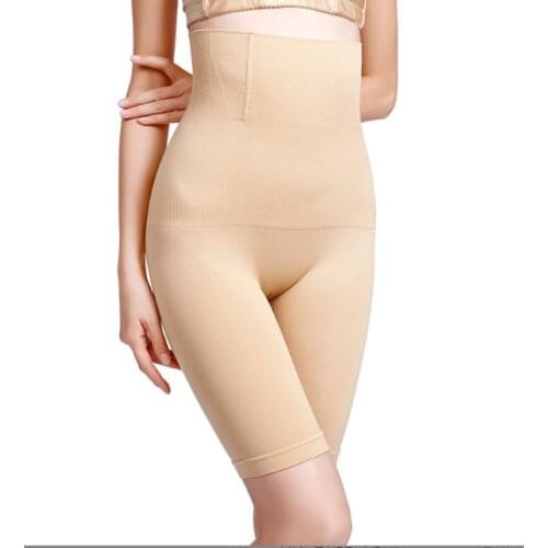 New Arrival Postpartum high waist flat angle abdomen pants corset hip body body shaping pants ladies underwear
